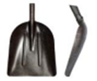 Лопата из рельсовой стали 350х450х570 снегоуборочная, б/ч