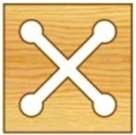 Фронтон №34/1 (элемент наличника) 90