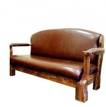 Диван "Лесник" 2м (массив сосны) цвет коричневый