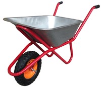 Тачка строительная 110л одноколёсная (колесо пневмо), грузоподъемность 220 кг