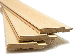 Вагонка 16*95*2,5м Осина сорт АВ 10шт/упак. ТУ