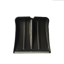 Лопата пластмассовая снеговая "Умка" 370*380 с планкой Б/Ч