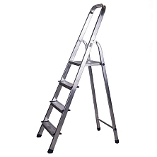 Стремянка алюминиевая ЛАЙТ 04 ступеней