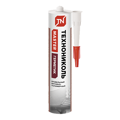 Герметик ТЕХНОНИКОЛЬ кровельный битумно-полимерный, 310мл черный - №1