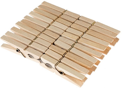 Прищепка бельевая деревянная 20шт - №1