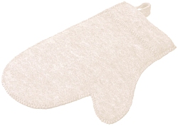 Рукавица без рисунка (серый/белый)