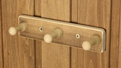 Вешалка 3 крючка ТЕРМО (липа)