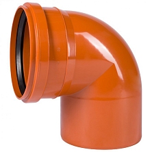 Отвод д=110 - 87* KZ рыж.цв.