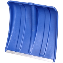 Лопата пластмассовая снеговая "Умка" 370*380 с планкой ЦВЕТНАЯ Б/Ч