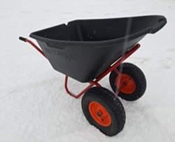 Тачка 110 л двухколёсная "Антиудар" (колесо пневмо)