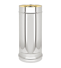 Сэндвич-труба Оц+Нерж (AISI 430/0,8мм) д.115x200, L-0,5м