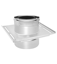 Площадка монтажная двухконтурная (AISI 430 0,8/0,5мм) д.150х220, 350*350мм