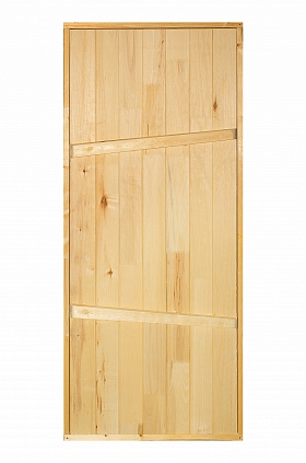 Дверь Клин с коробкой 700*1700 Хвоя - №1