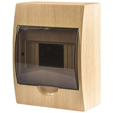 Бокс ЩРН-П-8 модулей навесной пластик "Сосна"