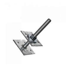 Анкер регулируемый по высоте ARH 24*150*200*4мм с гайкой