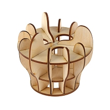 Подставка под масла (стакан) 3 пуз. 110*110*100 (распродажа)