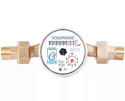 Водосчетчик  д=15 универсальный ЭКО НОМ-15-110 с КМЧ