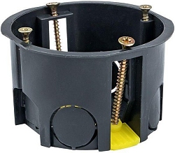 Коробка установочная КМП-020-011 для полых стен 68х45 полипропилен пласт. лапки IP30 черн. EKF plc-k