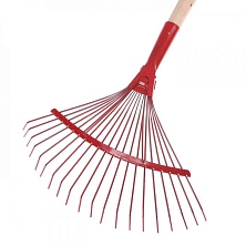 Грабли веерные проволочные, 22 зуб., большие, порошковое окрашивание, б/ч