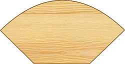 Раскладка угловая №44/1 гладкая