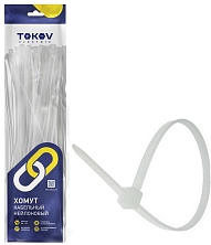 Хомут кабельный нейлоновый черн. 4.8х200 (уп.100шт) TOKOV ELECTRIC TKE-HNS-4.8-200-B/100