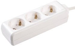 Удлинитель бытовой 03 3 места 2P+PE/3м 3*1мм2 10А/250В GENERICA