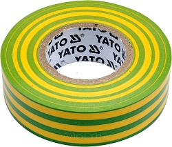 Изолента полосатая желто-зеленая