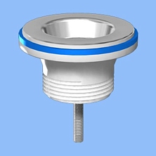 Выпуск д =1 1/4" с нерж. сеткой Ани (М200)