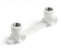 Угольник комб с крепл. вн рез 25-1/2 двойной PRO AQUA