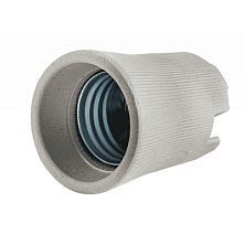 Патрон электрический IN HOME Е14-ППК, Е14, пластиковый, с прижимным кольцом 5054188