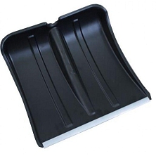 Лопата пластмассовая снеговая  "Витязь" 380*365мм оцинк. планка Б/Ч