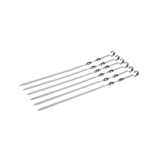 Набор плоских шампуров 45см 6шт в упак.