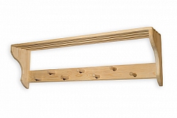 Вешалка с полкой (7 гвоздиков)