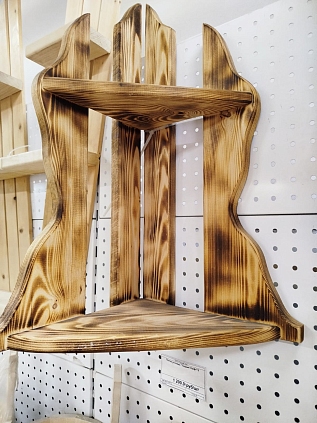 Полка угловая "Пламя Лофт"2 - №1