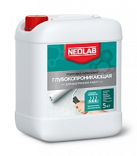 Грунтовка акриловая глубокопроникающая для внутренних работ Neolab 5кг