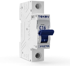 Выключатель автоматический модульный 1п C 16А 4.5кА PRIZMA TOKOV Electric TKE-PZ45-MCBI-1-16-C