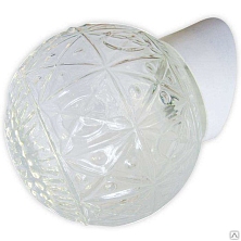 Светильник НББ 64-60-080 "Ребус" d150 1х60Вт E27 IP20 прозр. накл. осн. Элетех 1005100183