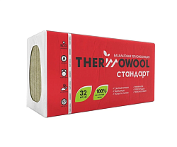 Мин.вата ИЗОМИН ThermoWool Стандарт 50*1200*600 8 плит (в упак.5,76м2 0,288 м3) Р-27-33кг/м3