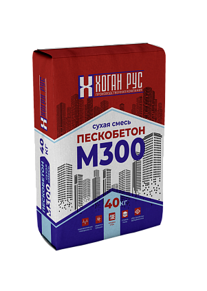 Пескобетон М-300 40кг 49шт/под - №1
