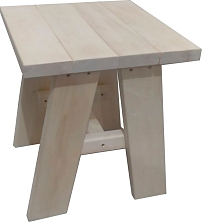 Табурет малый косая ножка (осина)