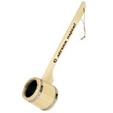 Черпак "Емеля" 0,25л с нержавеющей вставкой "С легким паром" (ЧЕ-7)