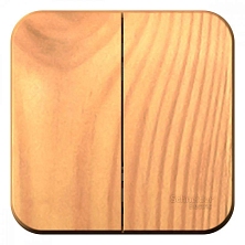 Выключатель 2-кл. ОП Blanca 10А IP20 (сх. 5) 250В с изолир. пластиной ясень SchE BLNVA105015 1210665