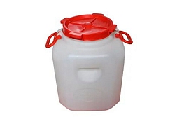 Бидон пластмассовый 40л. с навесными ручками