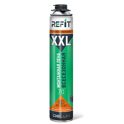 Пена монтажная REFIT XXL профессиональная всесезонная  - №1