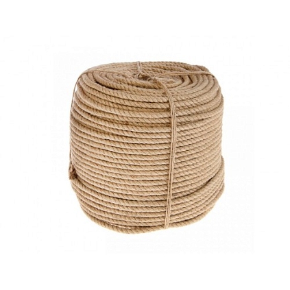 Канат джутовый 20 мм бобина 25кг, 110м - №1