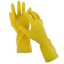 Перчатки хозяйственные (M) резиновые