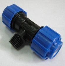 Тройник нар/рез 20х1/2х20 ПЭ