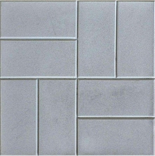 Плитка тротуарная 400*400*40, рисунок 8 плиток, серая
