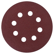 Круг абразивный 125мм Р 320 с перфорацией под "липучку" на ворсовой основе