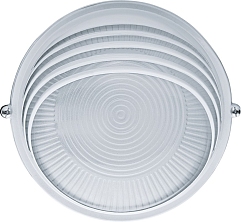 Светильник ЛОН 94 817 NBL-R3-60-E27/WH 1х60Вт E27 IP54 (аналог НПБ 1307 бел. круг ресн.) Navigator